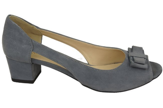 Damenschuhe Graue Sandalen, natürliches Wildleder 145, von ElitaBut