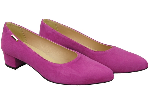 Bequeme Damen-Schuhe Cyclamen aus echtem Veloursleder 220 Z ElitaBut