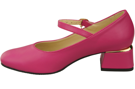 Damenschuhe Purpurfarbig Riemchenpumps Naturleder 202 ElitaBut