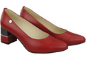 Damenschuhe Rote Pumps, Naturleder 142 ElitaBut