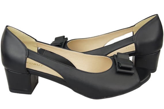 Damenschuhe Sandalen Schwarz Naturleder 145 ElitaBut