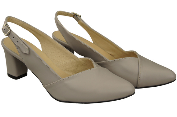 Damen Footwear Helle Esche Stiletto Sandalen Natural Leder 217 ElitaBut