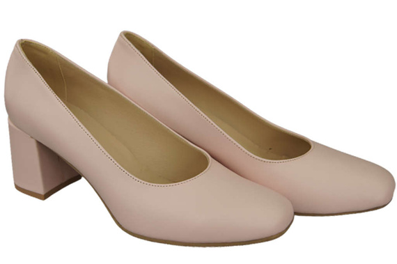 Damenschuhe Pumps Naturleder 171 Puderrosa ElitaBut