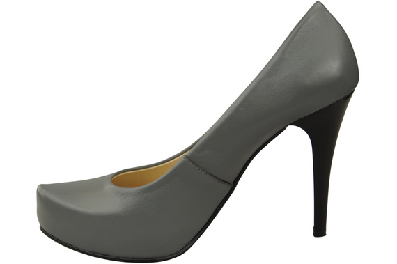 Damen Footwear Aschgrau Stiletto Pumps Naturleder 205 ElitaBut