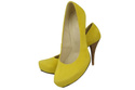 Damenschuhe Pumps Citron Naturleder Wildleder 644 ElitaBut