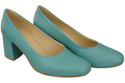 Damenschuhe Pumps Naturleder 171 Türkis ElitaBut