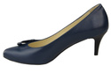 Damenschuhe Pumps Naturleder Marineblau 989 ElitaBut