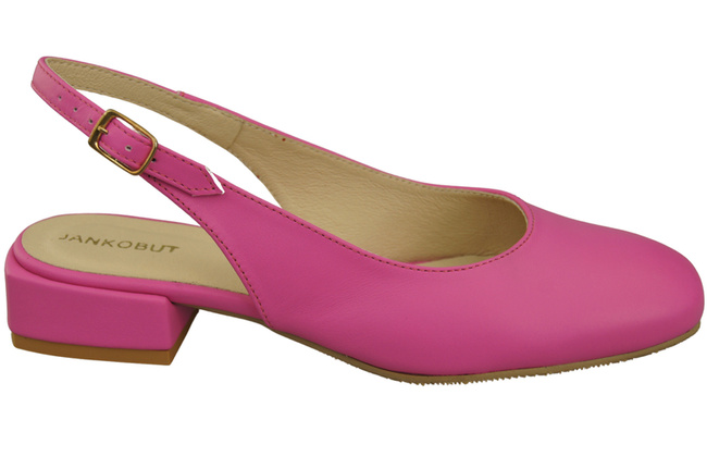 Damen Schuhe Sandalen Fuchsie Flacher Absatz Naturleder 206 ElitaBut