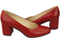 Damenschuhe Pumps Naturleder 171 Rot ElitaBut