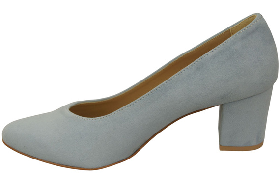 Damenschuhe Pumps Hellblau Naturleder Wildleder 106 ElitaBut