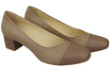 Damenschuhe Pumps Naturleder 164 Cappuccino ElitaBut