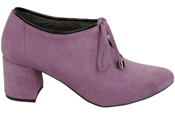 Damenschuhe Lila Schuhe, Naturveloursleder 183 ElitaBut