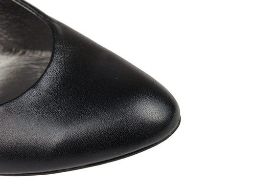 Damenschuhe Pumps, Naturleder, Schwarz 764 ElitaBut