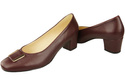 Damenschuhe Pumps Naturleder 187 Burgund ElitaBut