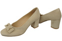 Damenschuhe Pumps Beige Natürliches Wildleder 163 ElitaBut