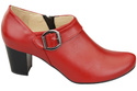 Schuhe Damenschuhe, Naturleder, Rot 826 ElitaBut