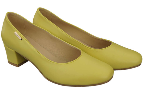 Damenschuhe Pumps Naturleder 172 Lemon ElitaBut
