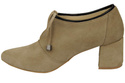 Damenschuhe Beige Schuhe, natürliches Veloursleder 183 ElitaBut