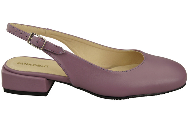 Damen Schuhe Sandalen Lilienfarben Flacher Absatz Naturleder 206 ElitaBut