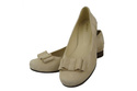 Damenschuhe Ballerinas Beige, Naturleder, Wildleder 126 ElitaBut