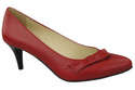 Damenschuhe Pumps Naturleder Rot 989 ElitaBut