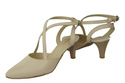 Damenschuhe Beige Sandalen, Naturleder 129 ElitaBut