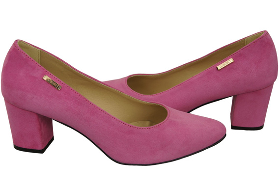 Damenschuhe Pumps Fuchsia Naturleder Wildleder 106 ElitaBut