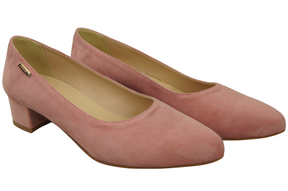 Bequeme Damen-Schuhe Bonbonrosa aus echtem Veloursleder 220 Z ElitaBut
