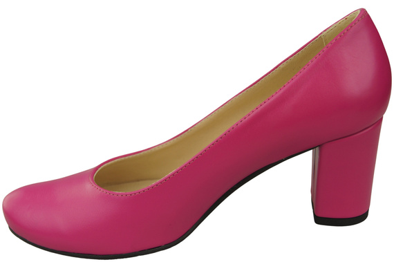 Klassische Damen Purpurfarbig Leder Mandel Nase Pumps 201 ElitaBut