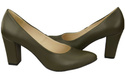 Damenschuhe Olivenpumps, Naturleder 170 ElitaBut
