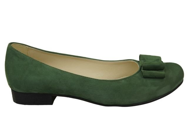 Damenschuhe Ballerinas Flasche Naturleder Wildleder 126 ElitaBut