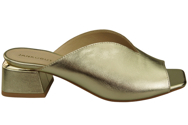 Damen Schuhe Absätze Flip Flops Gold Naturleder 210 ElitaBut