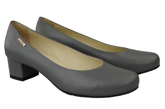 Damenschuhe Pumps Naturleder 116 Grau ElitaBut