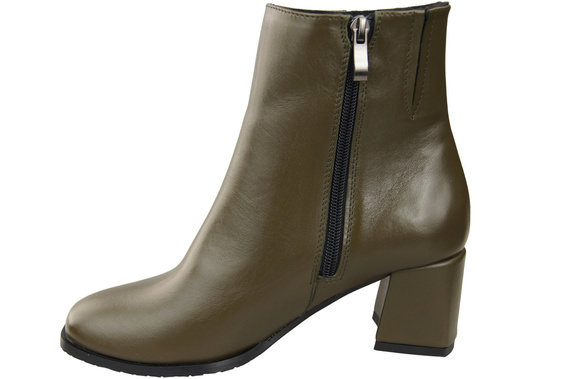 Damenstiefel Olive für Winter Naturleder 214 Z ElitaBut