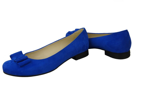 Damenschuhe Ballerinas Azure Naturleder Wildleder 126 ElitaBut