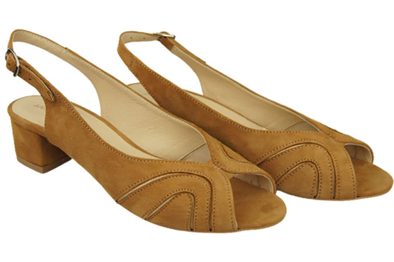 Damenschuhe Sandalen, natürliches Wildleder, Rude 991 ElitaBut