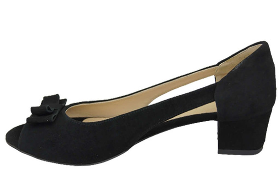 Damenschuhe Sandalen Schwarz Natürliches Wildleder 145 Von ElitaBut