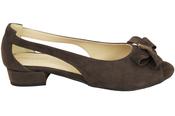 Schuhe Damen-Sandalen in Schokoladenbraun, natürliches Wildleder 994 Kombination aus Stil und Komfort ElitaBut