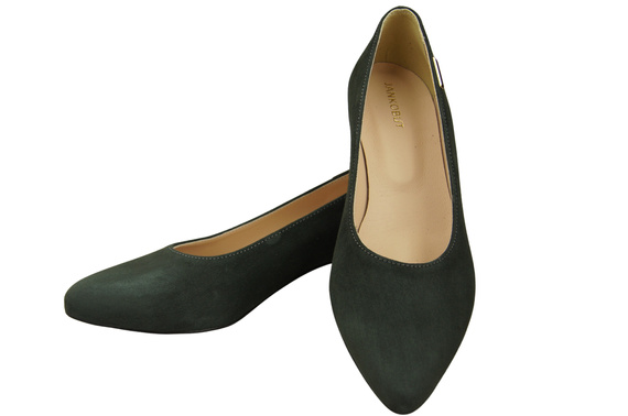 Bequeme Damen-Schuhe Graphit aus echtem Veloursleder 220 Z ElitaBut