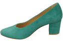 Damenschuhe Türkise Pumps Natürliches Wildleder 106 ElitaBut