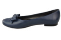 Damen-Ballerinas Marineblau, Naturleder 998 ElitaBut