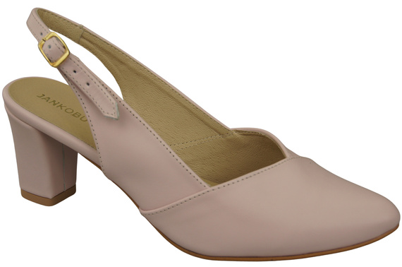 Damen Footwear Puderrosa Stiletto Sandalen Natural Leder 217 ElitaBut