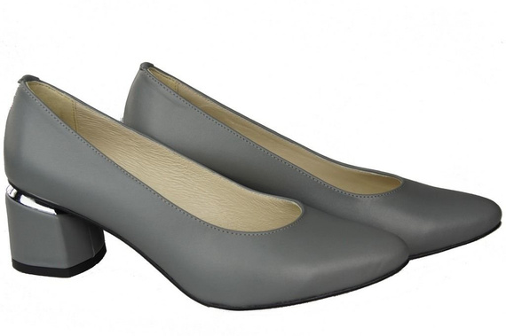 Damenschuhe Pumps Grau Naturleder 143 ElitaBut