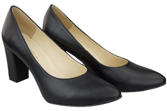 Damenschuhe Pumps Schwarz Naturleder 170 ElitaBut