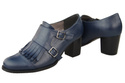 Damenschuhe, Naturleder, Marineblau 985 ElitaBut