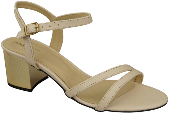 Damenschuhe Beige Naturleder 197 Sandalen, die den Fuß sinnlich enthüllen ElitaBut