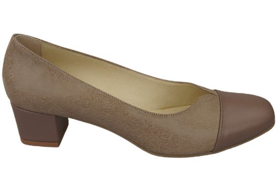 Damenschuhe Pumps Naturleder 164 Cappuccino ElitaBut