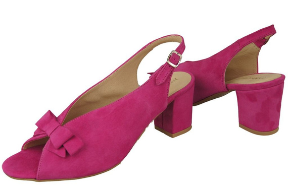 Damenschuhe Sandalen Fuchsia Naturleder Wildleder 148 ElitaBut