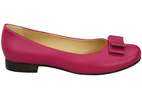 Damen Ballerinas Naturleder Lila 702 ElitaBut