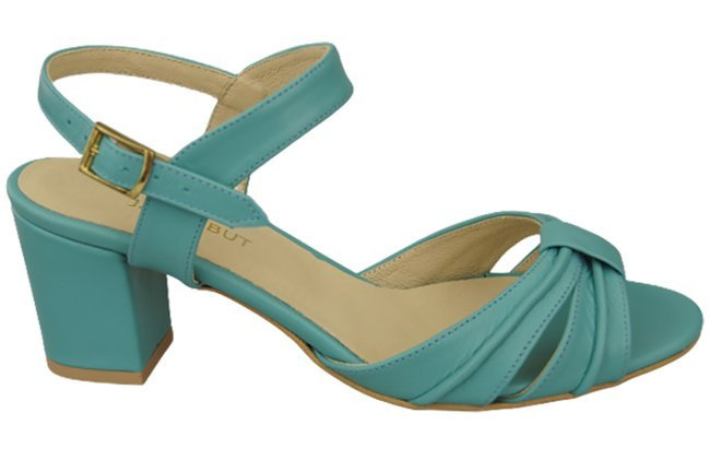 Damenschuhe Türkise Sandalen, Naturleder 168 ElitaBut